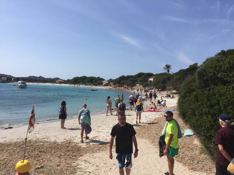 Wilma de Krom op Sardinie