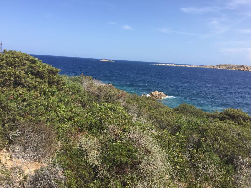 Wilma de Krom op Sardinie