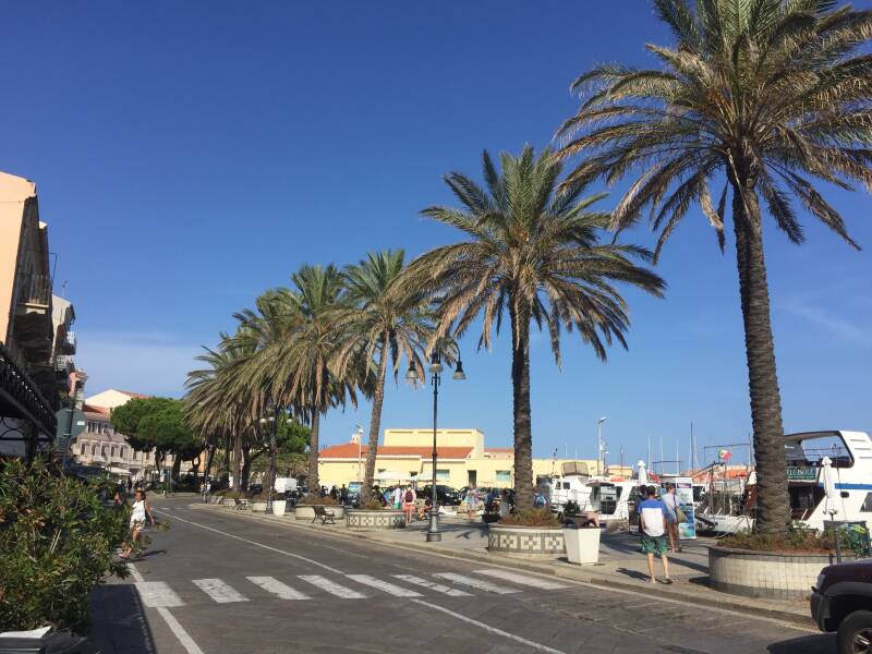 Wilma de Krom op Sardinie