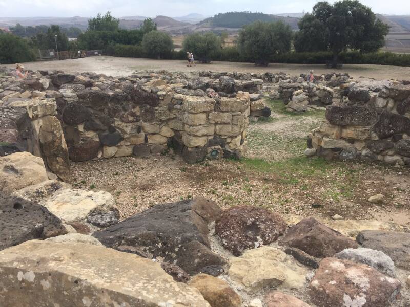 Wilma de Krom op Sardinie
