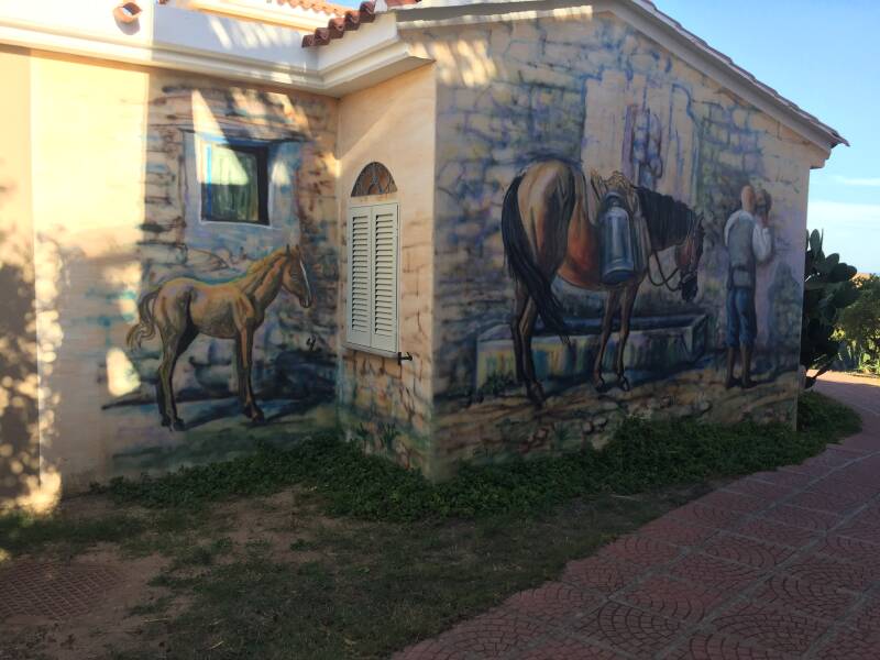 Wilma de Krom op Sardinie
