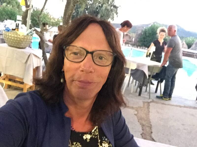 Wilma de Krom op Sardinie