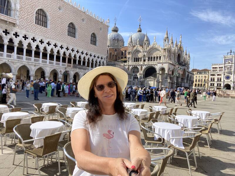 Wilma de Krom in Venetie