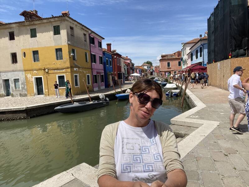 Wilma de Krom in Venetie
