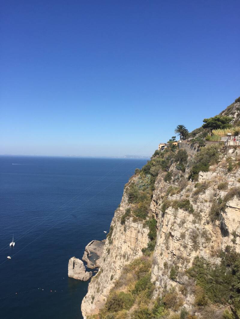 Wilma de Krom in Amalfi