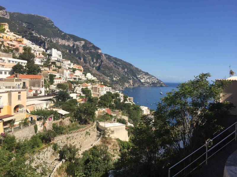 Wilma de Krom in Amalfi