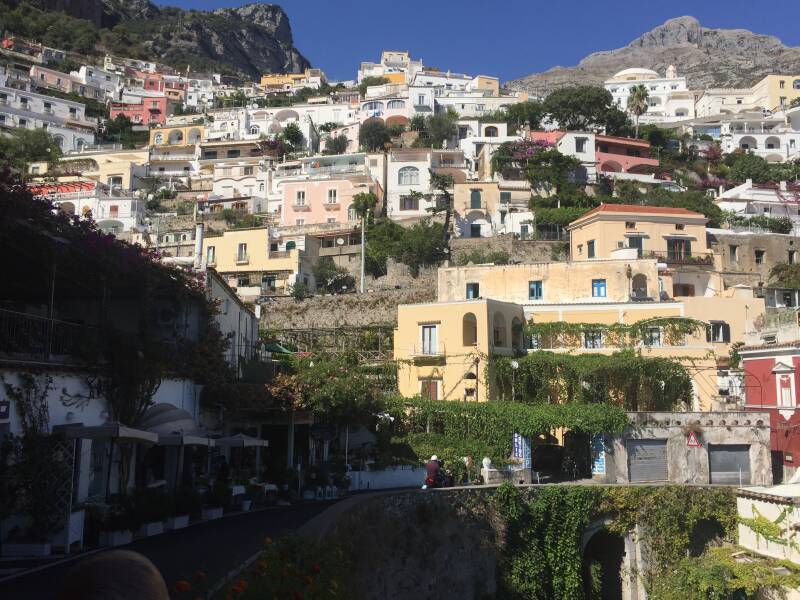 Wilma de Krom in Amalfi
