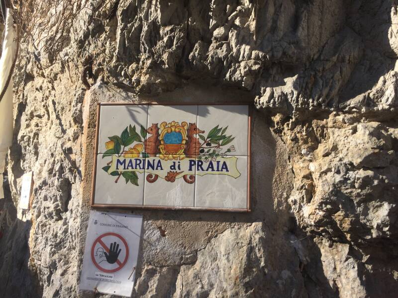 Wilma de Krom in Amalfi