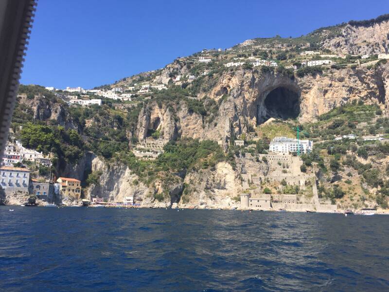 Wilma de Krom in Amalfi