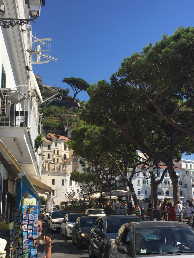 Wilma de Krom in Amalfi