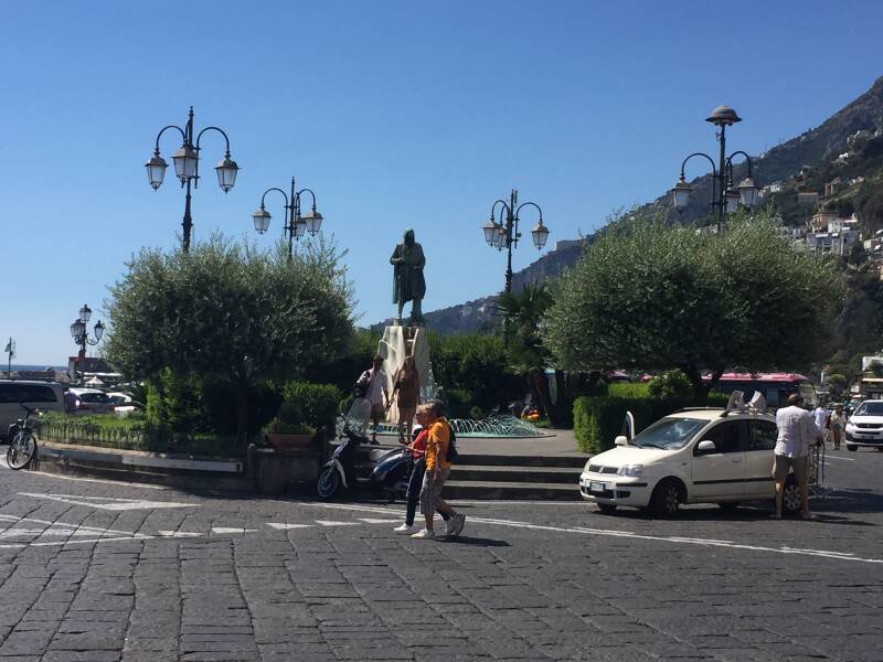 Wilma de Krom in Amalfi