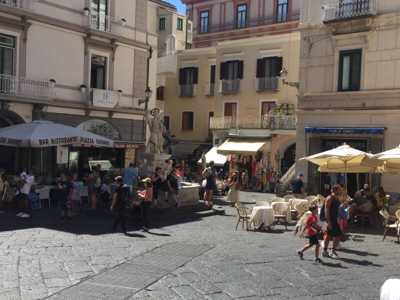 Wilma de Krom in Amalfi
