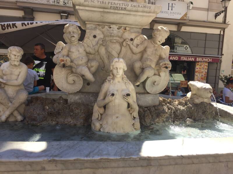 Wilma de Krom in Amalfi