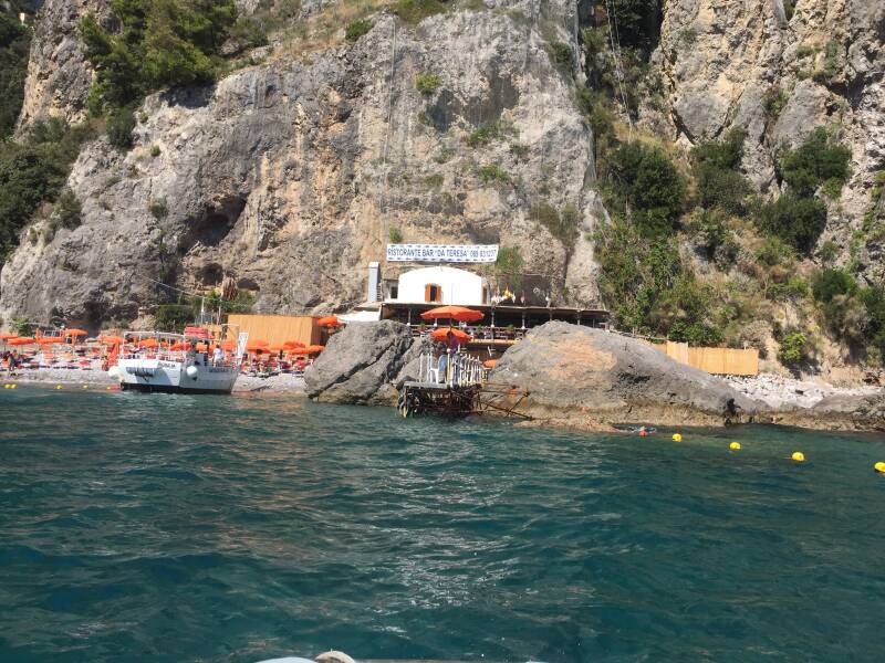 Wilma de Krom in Amalfi