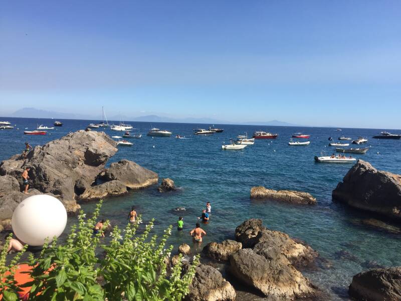 Wilma de Krom in Amalfi