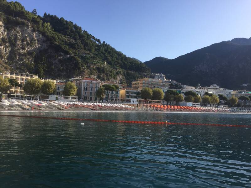 Wilma de Krom in Amalfi