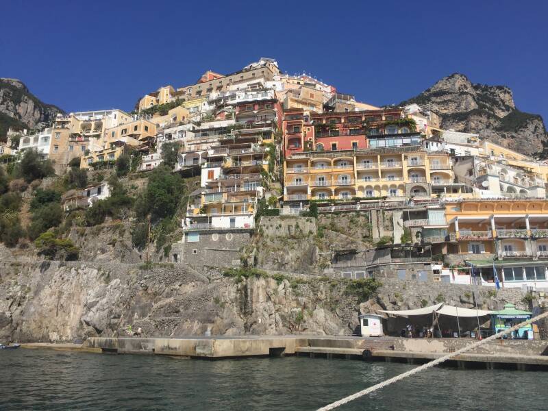 Wilma de Krom in Amalfi