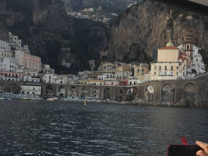 Wilma de Krom in Amalfi
