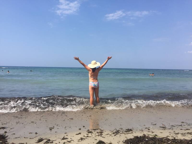 Wilma de Krom in Italie