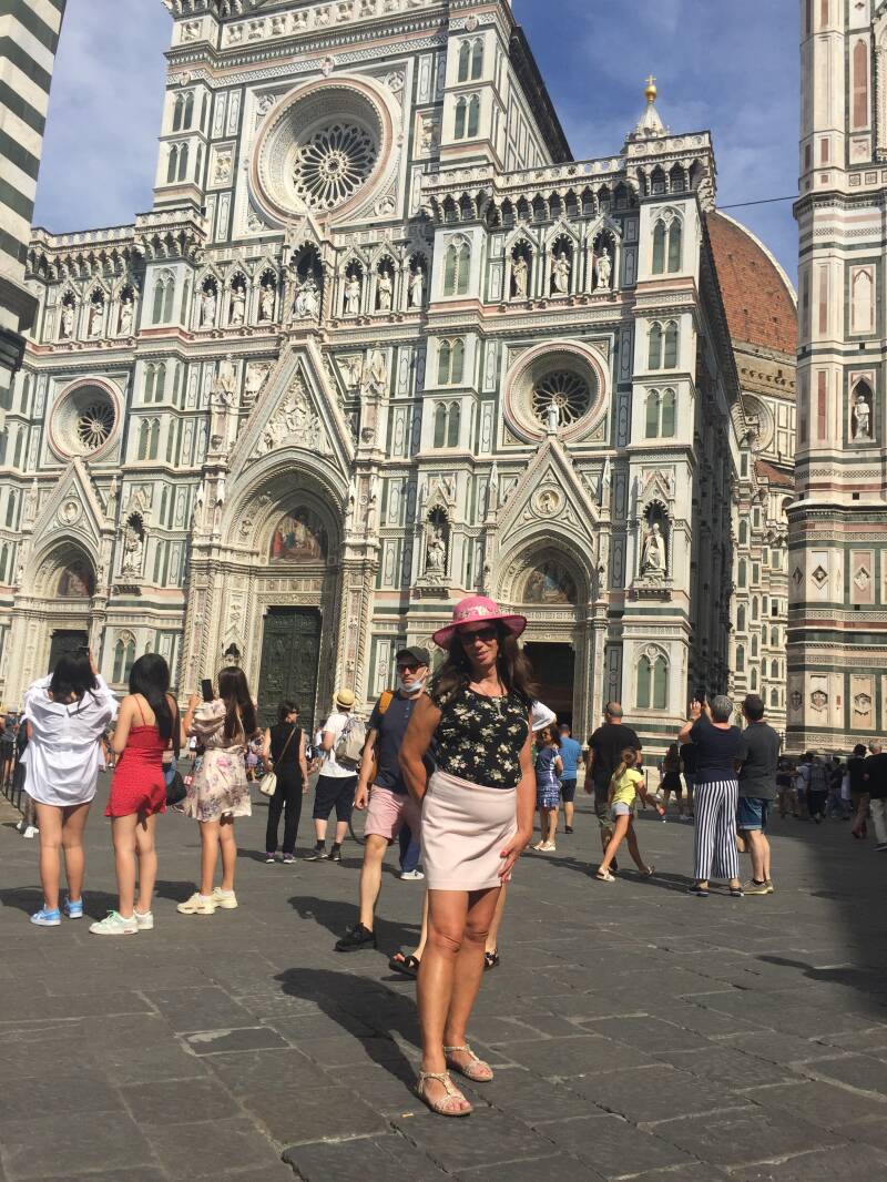 Wilma de Krom in Italie
