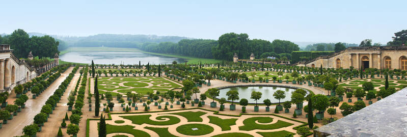 Wilma de Krom in Versailles