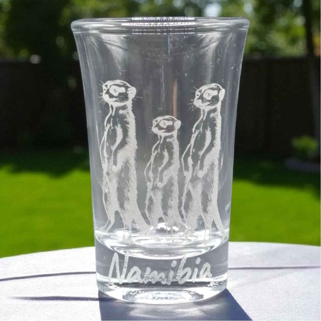 Shot glass with Custom-designed (Sold individually)