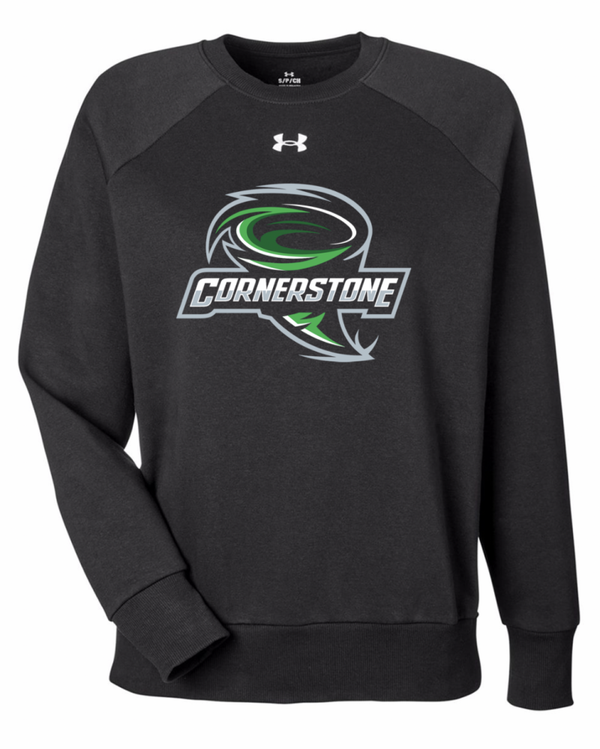 Under Armour  - Women's Rival Fleece Crewneck Sweatshirt Cyclone