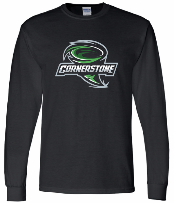 Black Long Sleeve T - CCA Cyclone