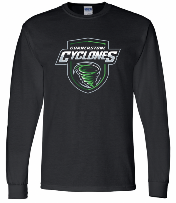 Black Long Sleeve T - CCA Badge
