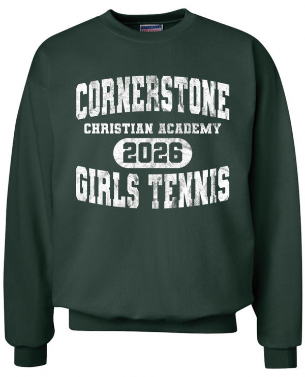 Girls Tennis Crew Sweatshirt