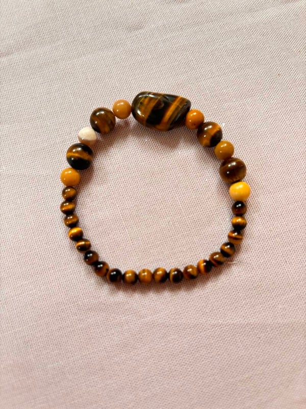 Golden Grounding - Tigerauge und Mookait
