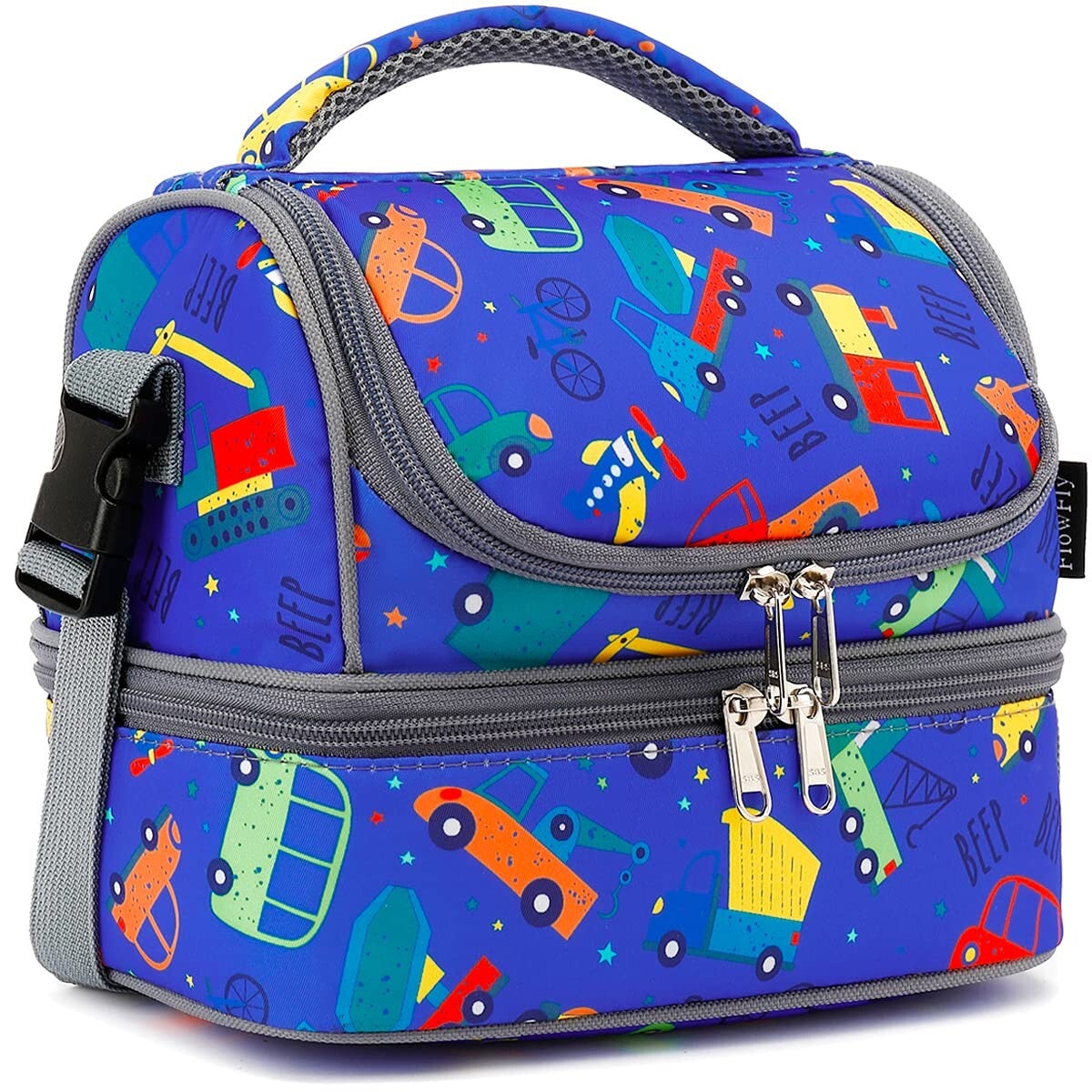 Kids Double Decker Cooler Insulated Lunch Bag