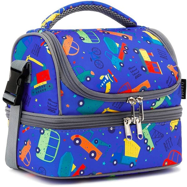 Kids Double Decker Cooler Insulated Lunch Bag
