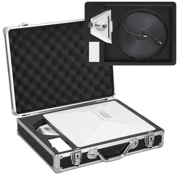 Starlink Mini Hard Carrying Case for Travel, Durable, Lockable Design with Custom Foam Compartments for Starlink Mini and Accessories