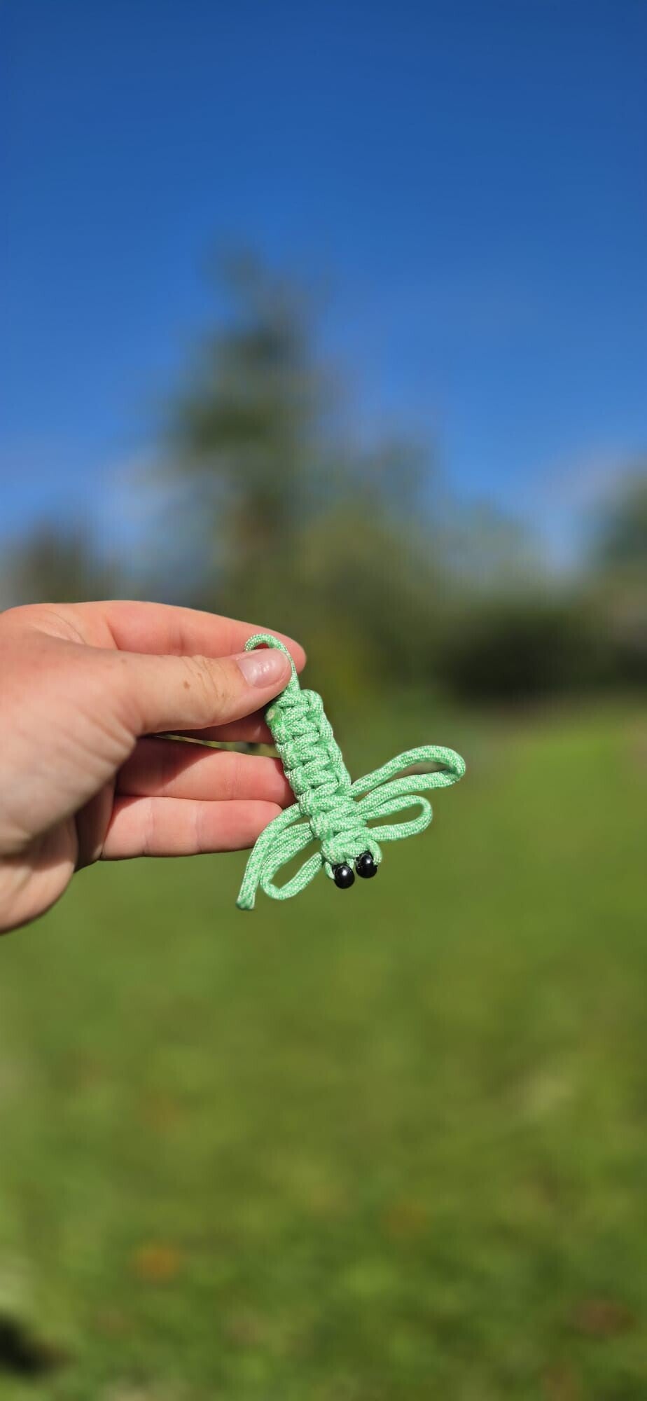 Porte clé libellule prêt à partir