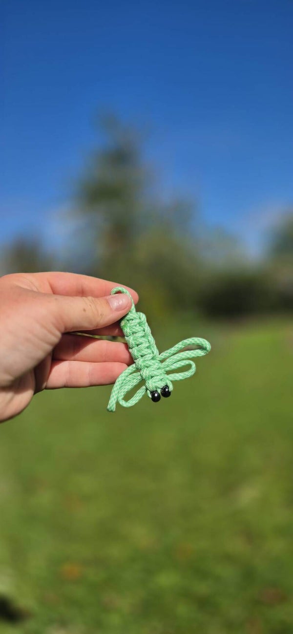 Porte clé libellule prêt à partir