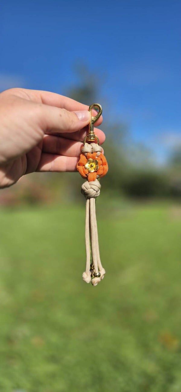 Porte clé fleur prêt à partir