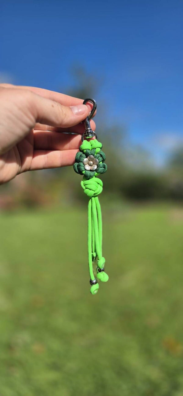 Porte clé fleur prêt à partir