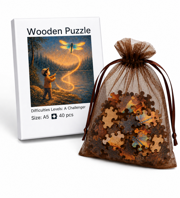 Houten puzzel Lumi voor kinderen vanaf 8j