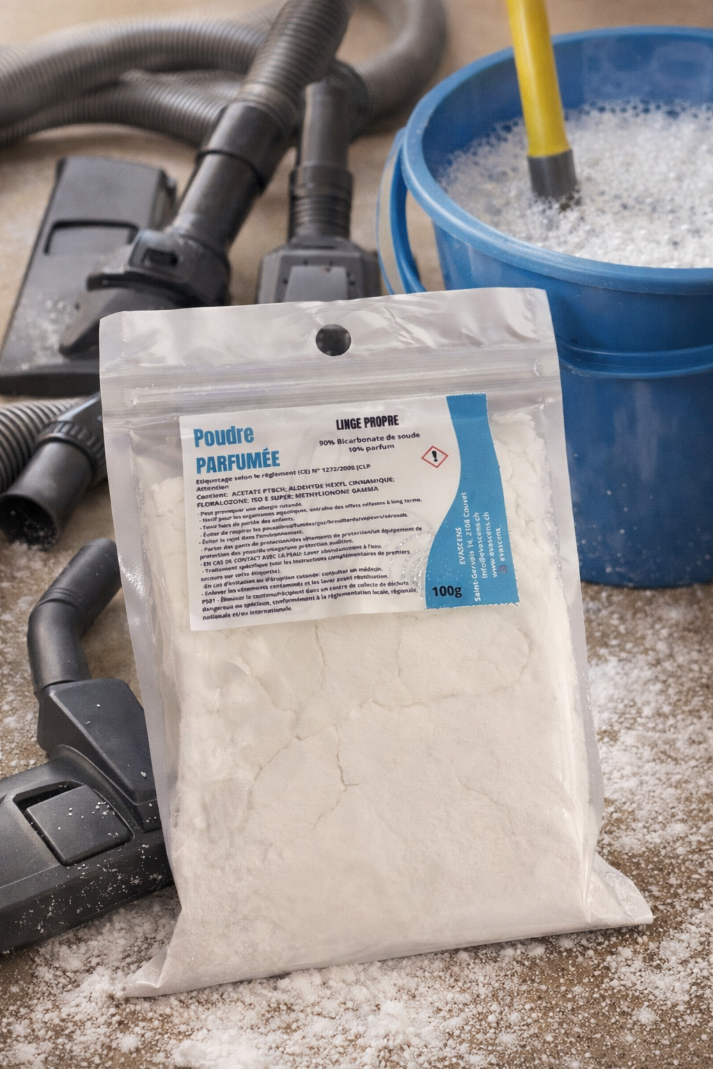 Poudre parfumée 🧹 Linge propre