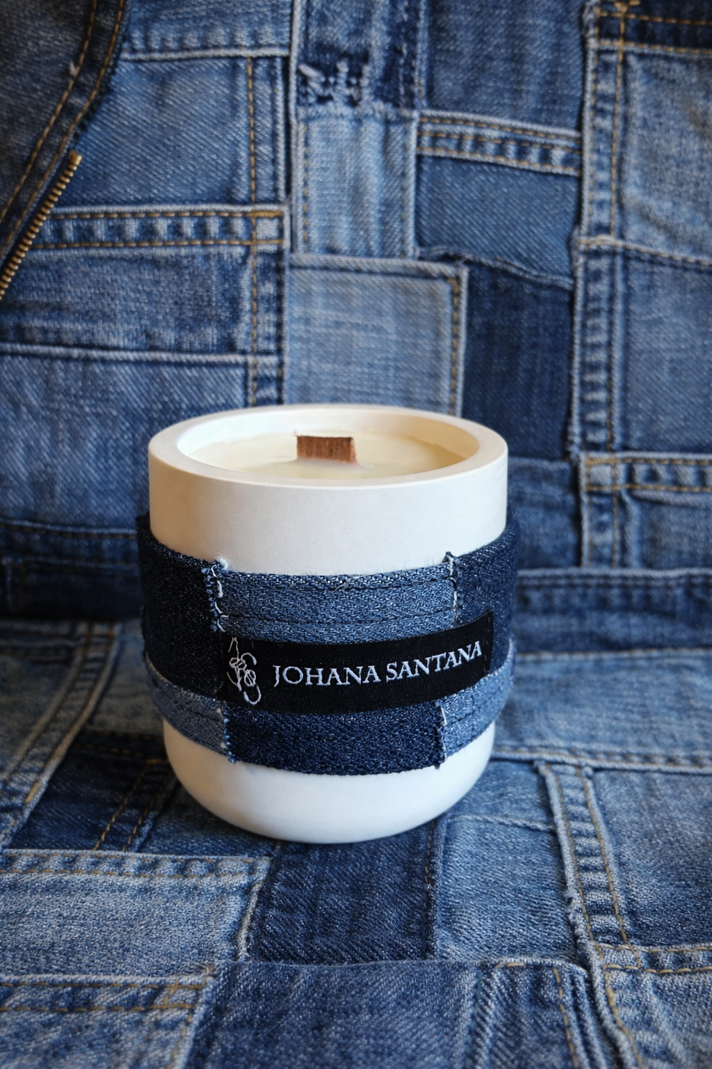 Bougie Atelier J. Santana Upcycling