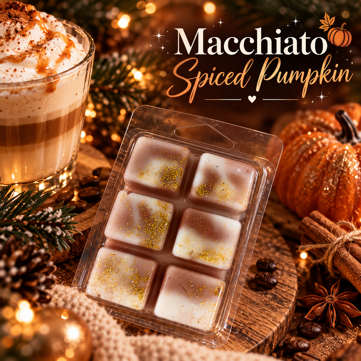 Fondant parfumé – Macchiato Spiced Pumpkin | 65 g ☕🎃