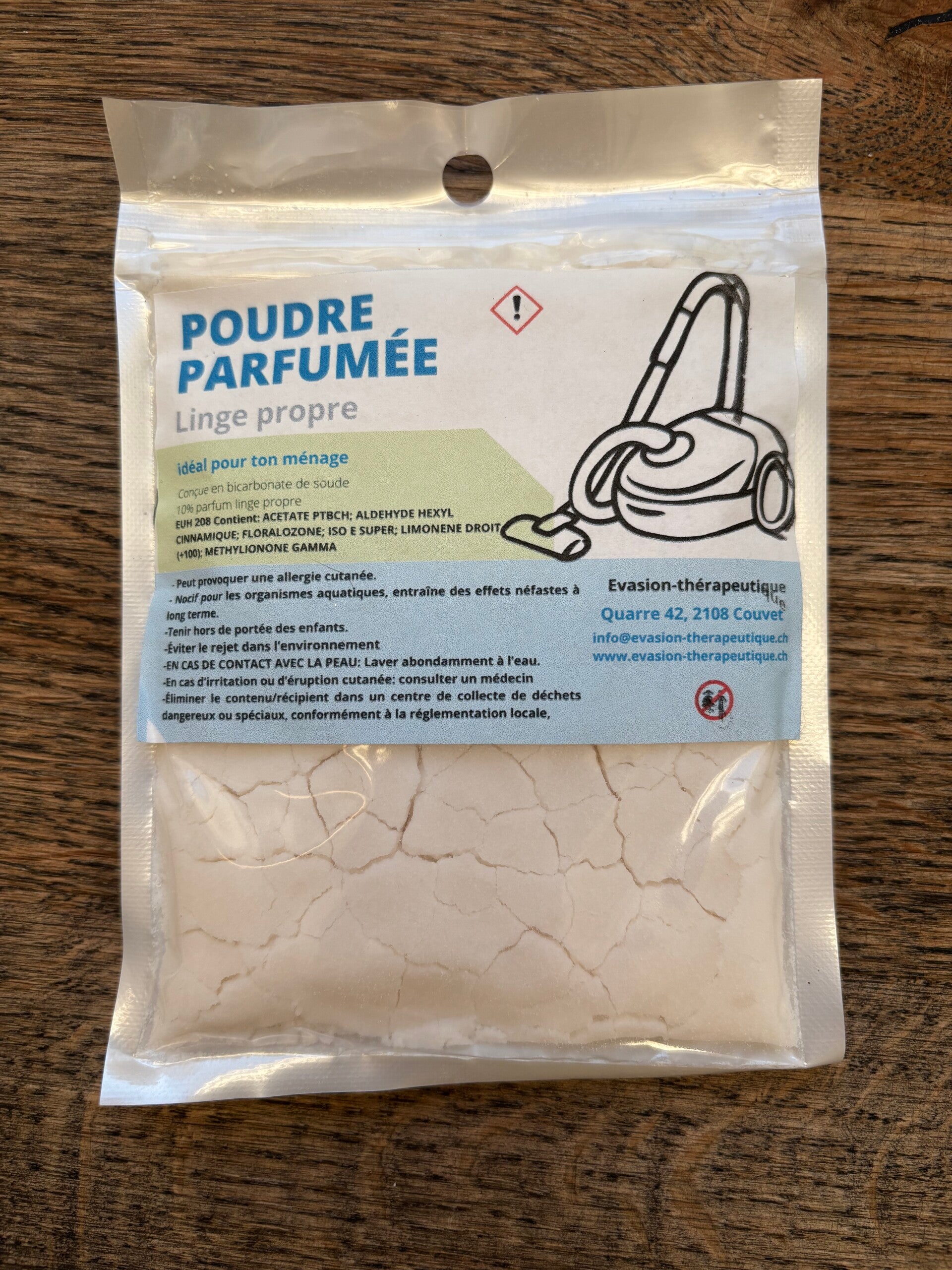 Poudre parfumée 🧹 Linge propre