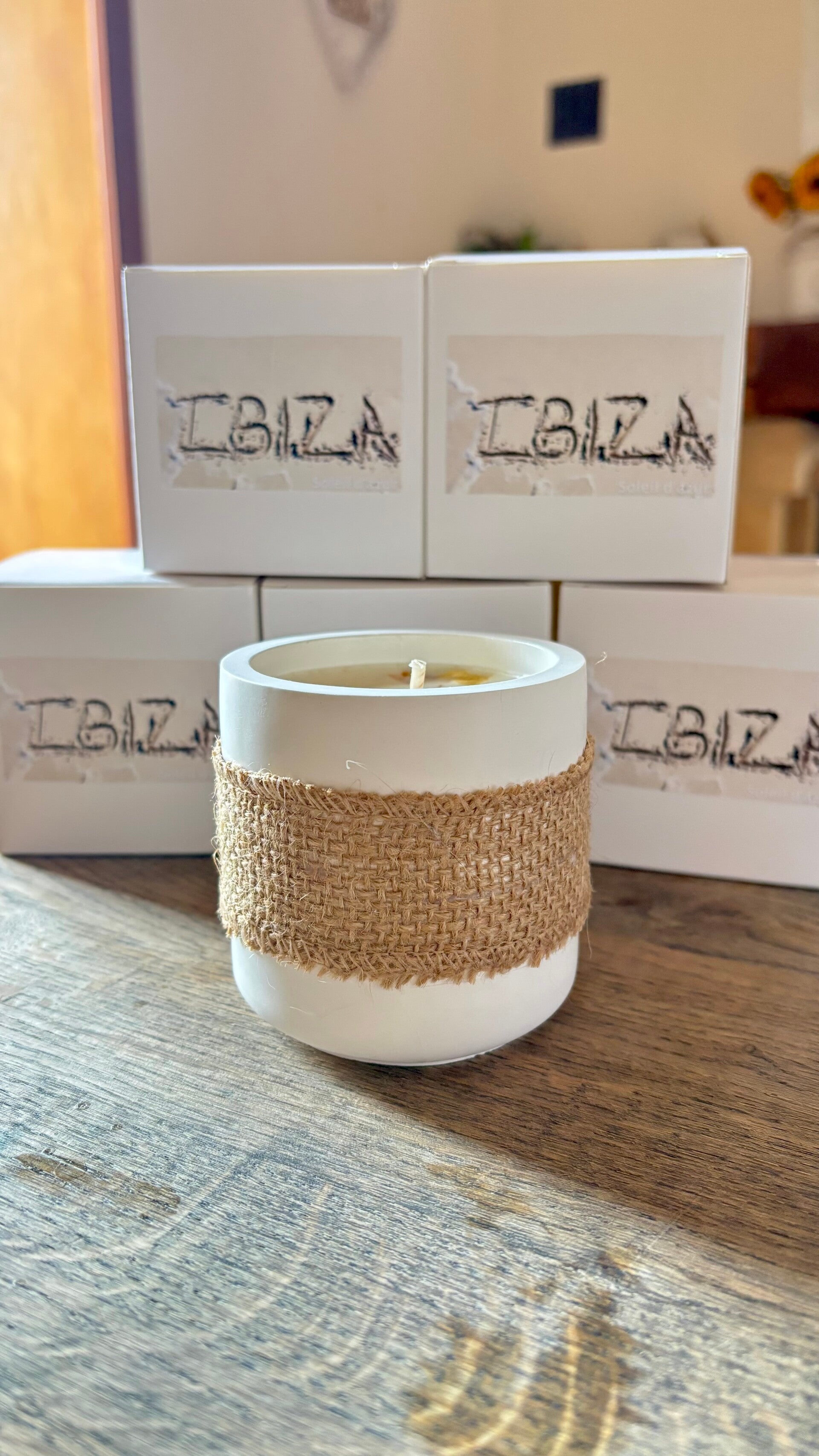 Bougie IBIZA Soleil d’azur