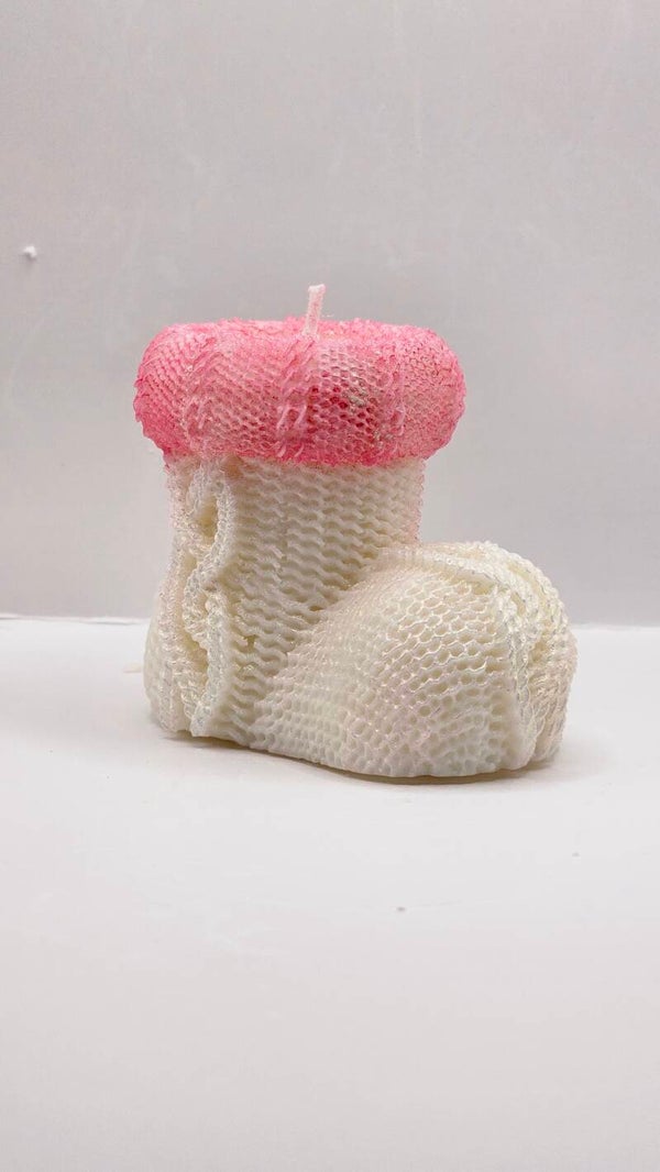 VELA DE SOJA Y COCO DE BOTA DE NOCHEBUENA.