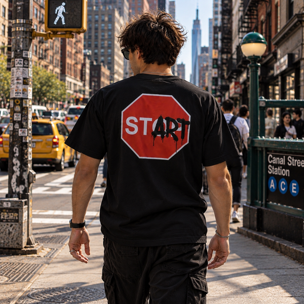 Man :  START - Black