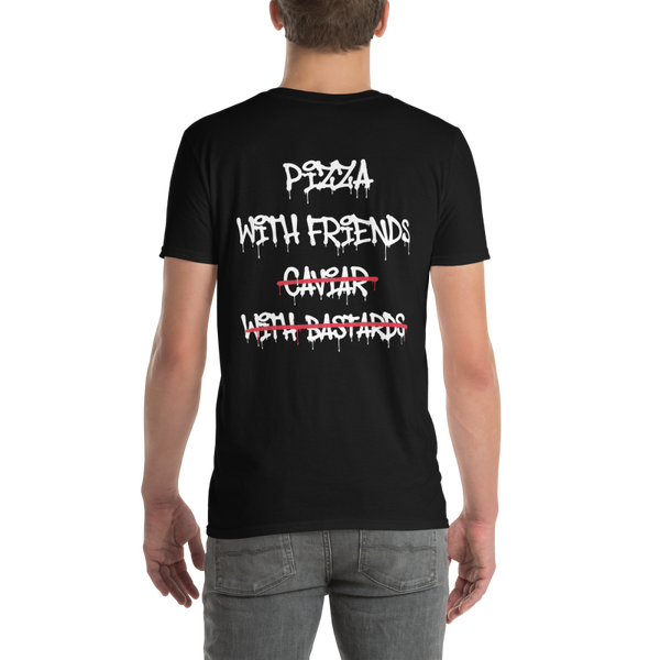 Man : PIZZA WITH FRIENDS - Black