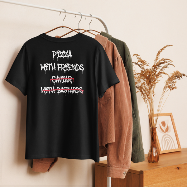 Woman : PIZZA WITH FRIENDS Black
