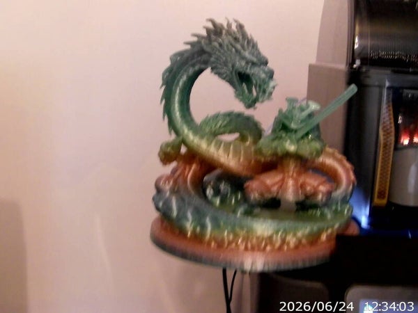 samari with Chinese dragon