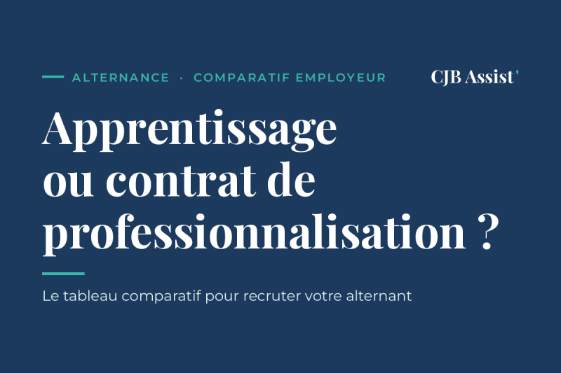 Apprentissage ou contrat de professionnalisation : le comparatif pour les employeurs